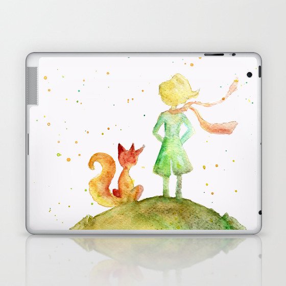 Little Prince and Fox Laptop & iPad Skin