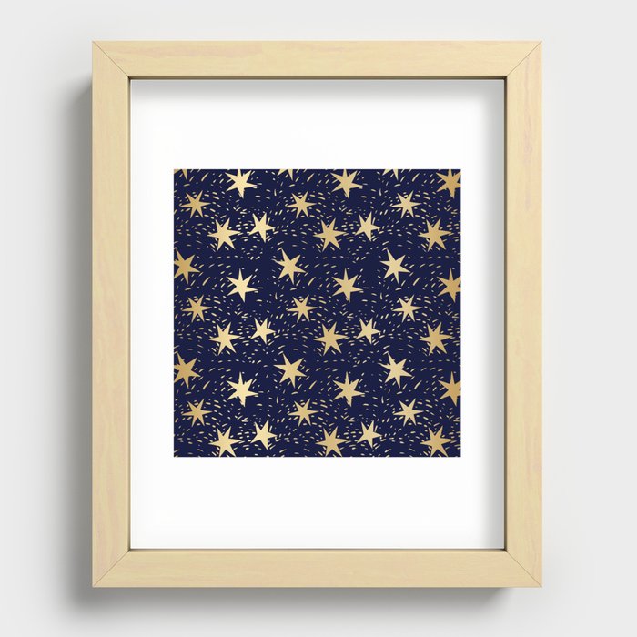 Golden Starlight  Recessed Framed Print