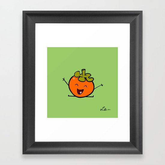 Persimmon Framed Art Print