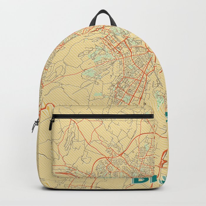 Dijon Map Retro Backpack