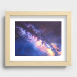 Milky Way Painting Recessed Framed Print