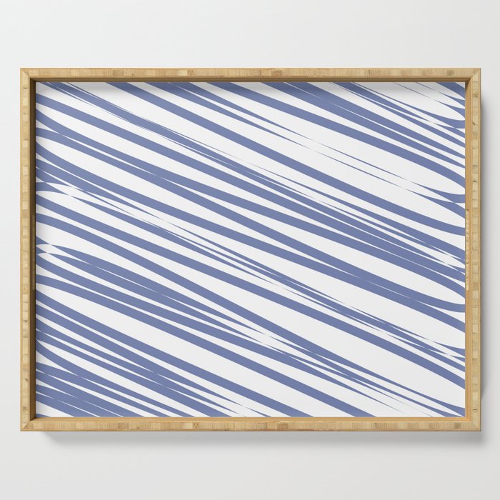 Grape stripes background Serving Tray