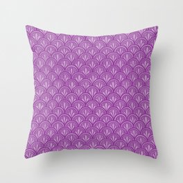 Orchid Fancy Scales Throw Pillow