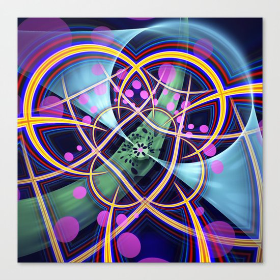 Highway to universe Canvas Print