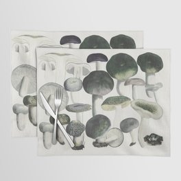 Vintage Mushrooms Placemat