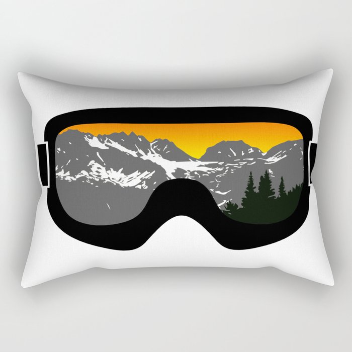 Sunset Goggles 2 | Goggle Designs | DopeyArt Rectangular Pillow