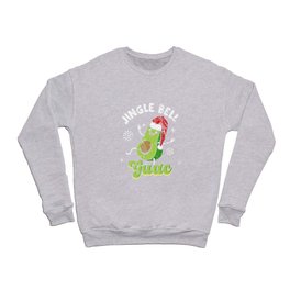 Jingle Bell Guan!  Funny Guacamole Christmas Crewneck Sweatshirt