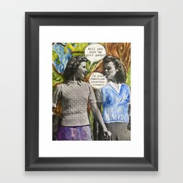 Girl Gang Framed Art Print