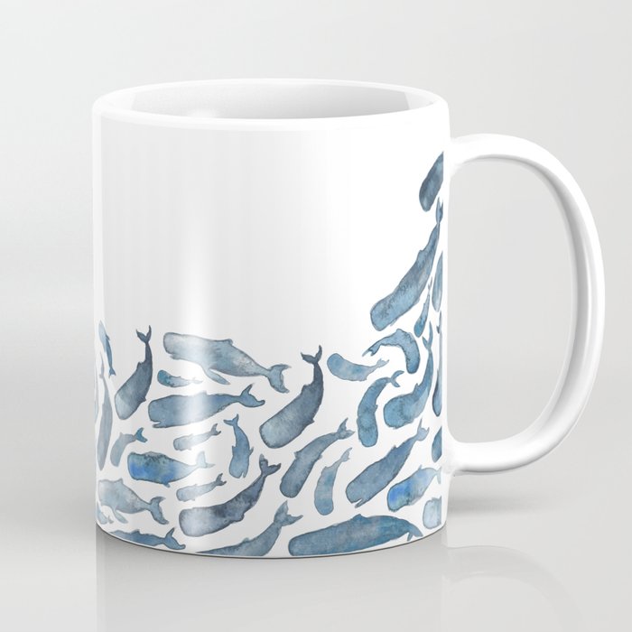 Whale Wave.  Coffee Mug