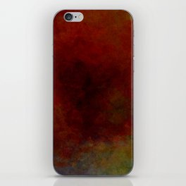 Grunge Red iPhone Skin