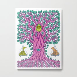 The Tree of Balance Metal Print