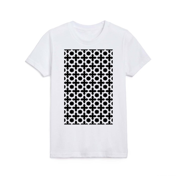 New optical pattern 95 : Koch snowflake Kids T Shirt