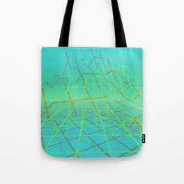 Mint Mountains Tote Bag