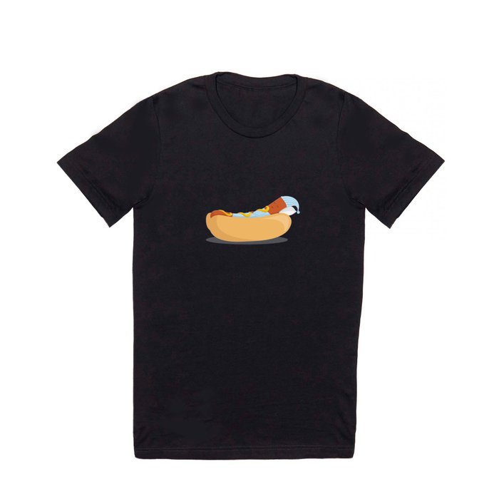 sleeping hotdog T Shirt