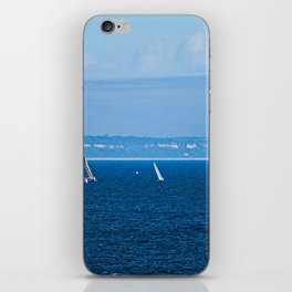 Regatta Sailboats Sailing Seascape 4 iPhone Skin