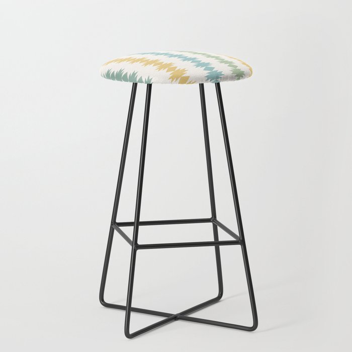 Geometric Southwestern Pattern XV Bar Stool