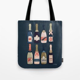 French Champagne Collection – Teal Tote Bag