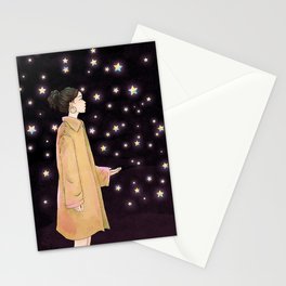 catch a falling star Stationery Cards