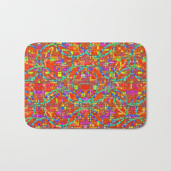 Verre Colore Pattern Bath Mat