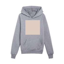 Pastel Light Pink Solid Color Pairs Pantone Soft Pink 12-1209 TCX Kids Pullover Hoodies
