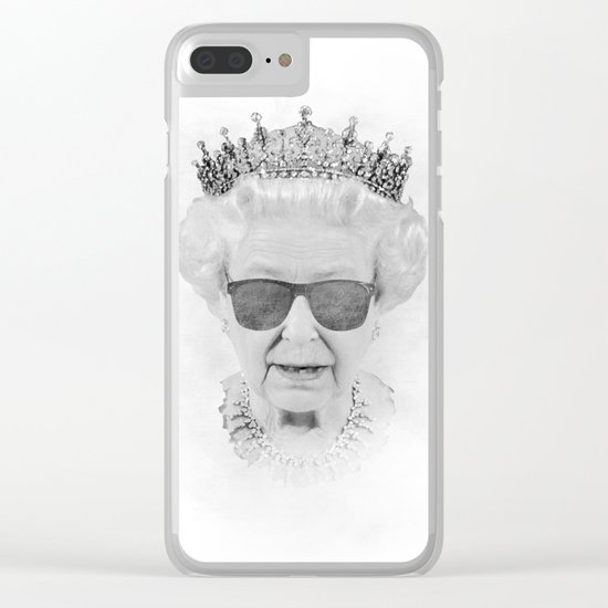 QUEEN Clear iPhone Case