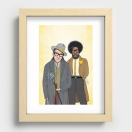 Elvis Costello and The Roots - Wise Up Ghost Recessed Framed Print