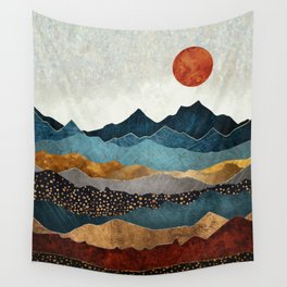 Amber Dusk Wall Tapestry