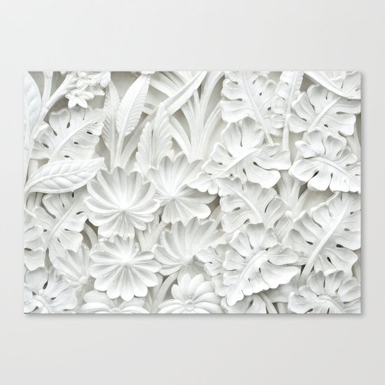 White&Classy Canvas Print