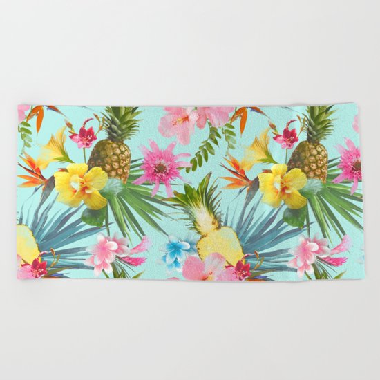Tropical summer Beach Towel