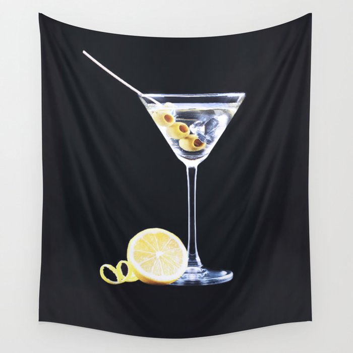 Martini Wall Tapestry