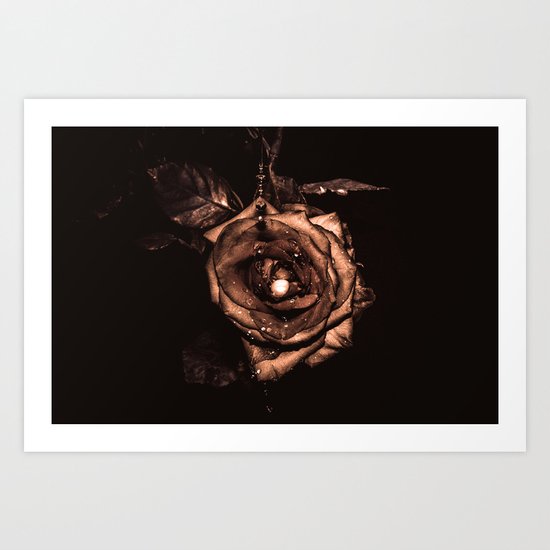 (he called me) the Wild rose Art Print