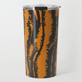 Tiger Stripes - Orange Travel Mug