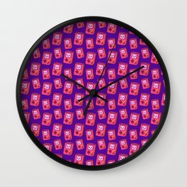 Retroboy Pink Wall Clock