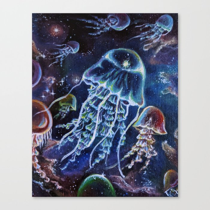 The Great Jelly Journey 1 Canvas Print