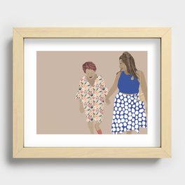 Grandma's love Recessed Framed Print