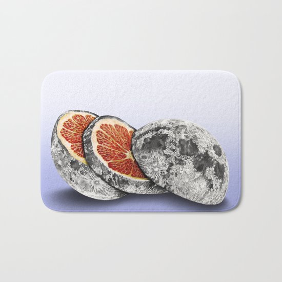 In which there is a mandarin in the moon Bath Mat