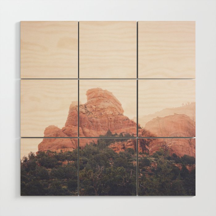 Sunrise in Sedona Wood Wall Art