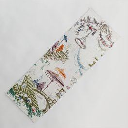 Enchanted Forest Chinoiserie Yoga Mat