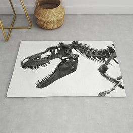 Tyrannosaurus Rex Skeleton Area & Throw Rug