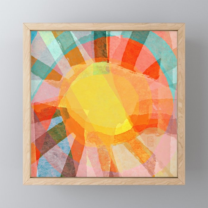 Sunbeams Framed Mini Art Print