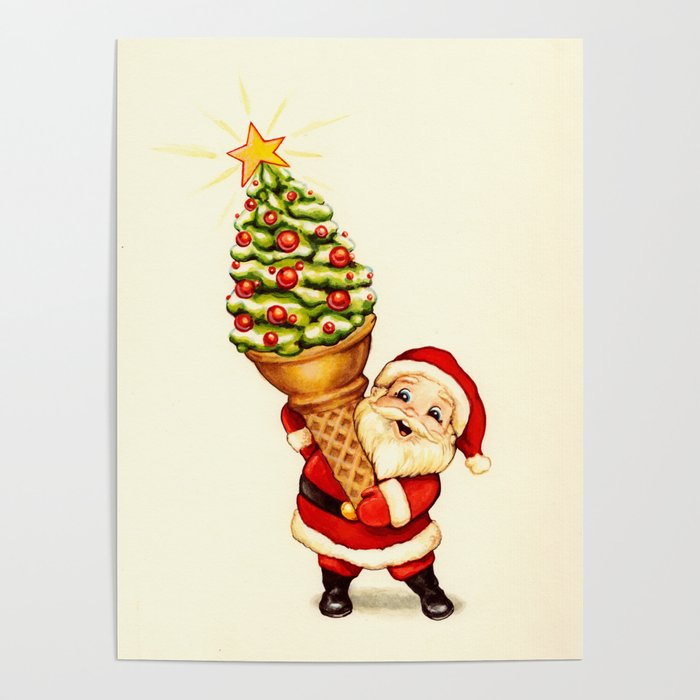 Christmas Cone Poster