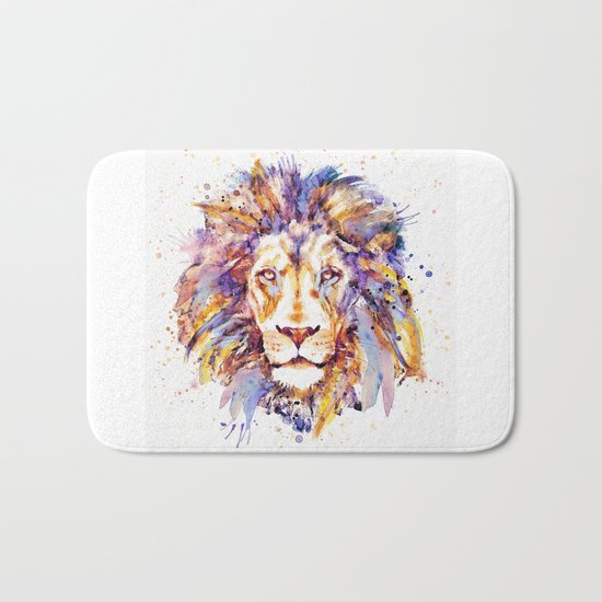 Lion Head Bath Mat