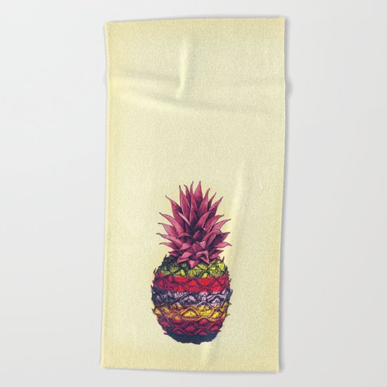 Job's pine Beach Towel