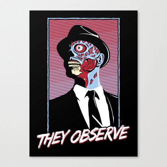 They Observe Canvas Print