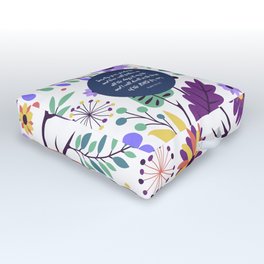 Surely your goodness and love will follow me all the days of my life, and I will dwell in the house of the LORD for ever. Psalm 23: 5-6 Outdoor Floor Cushion