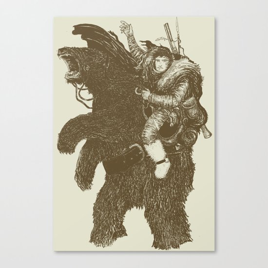 Bearpoleon Canvas Print