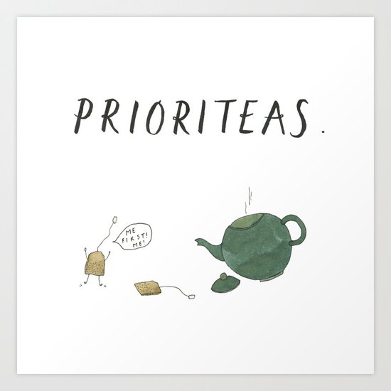 Tea Art Print