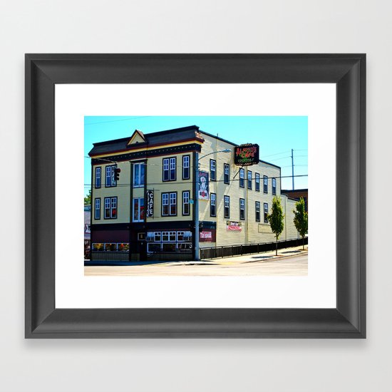 Alfred's Cafe Framed Art Print
