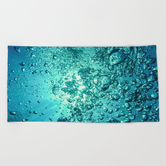 Thirsty Sprite Bubble Beach Towel