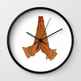 Namaste Wall Clock